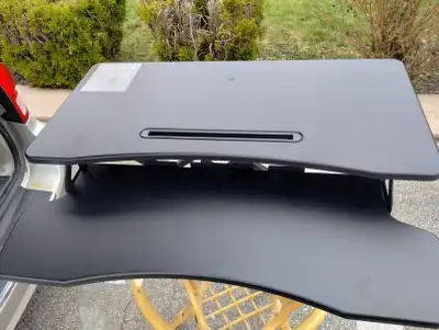 TechOrbits Standing Desk Converter - 32 Inch Adjustable, View more