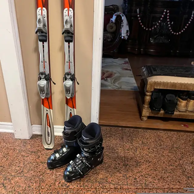 166 Rossignol  ski All mountain  with boots  in Ski in Markham / York Region - Image 3