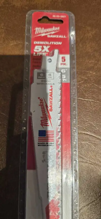 Milwaukee Sawzall Blades, View more