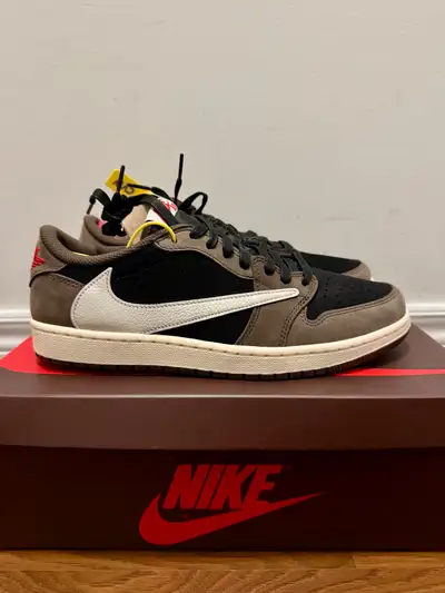 R€P UA Exact Copy of Original Size 8.5 Men’s Brand new size 8.5 Nike Travis Scott Jordan 1 Retro Low...