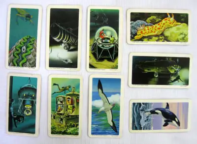 CARTES THE RED ROSE/TEA CARDS.Serie NO.14  EXPLORONS L  OCEAN, View more
