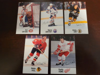 1988-89 Esso All-Star hockey cards 