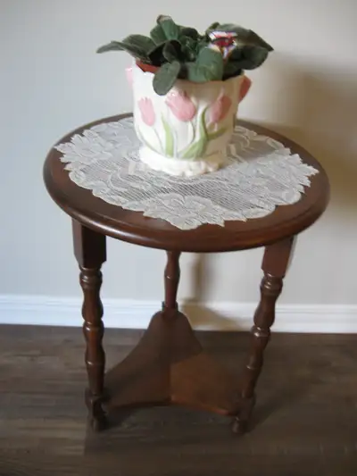 Walnut Accent Table, View more
