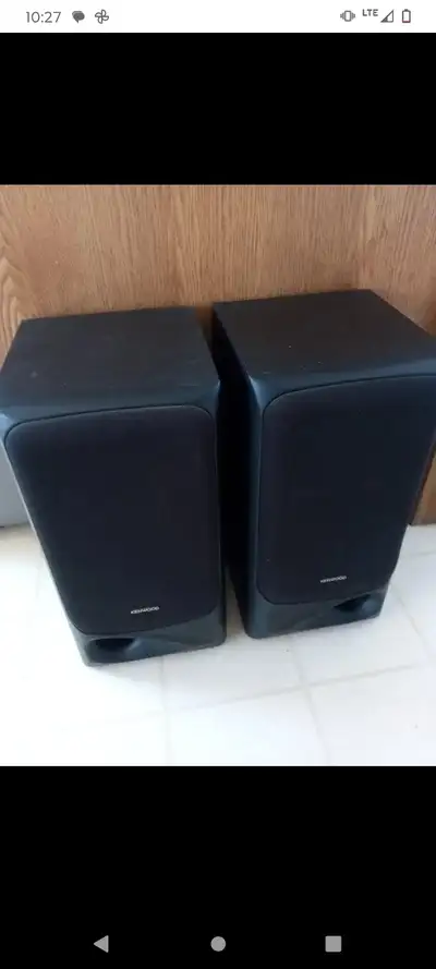 EXC CONDITION KENWOOD XL LARGE HIGH POWER BOOKSHELF SPEAKER'S , View more