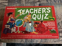 Vintage Teacher’s  Quiz board game