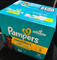 Pampers Swaddlers Diaper #5  58 counts