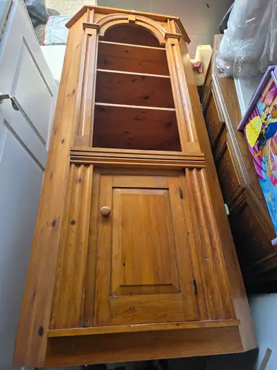 Pine Corner Cabinet, View more