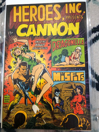 Heroes Inc Presents Cannon #1 1969 1st issue Comic book NM 9.6
