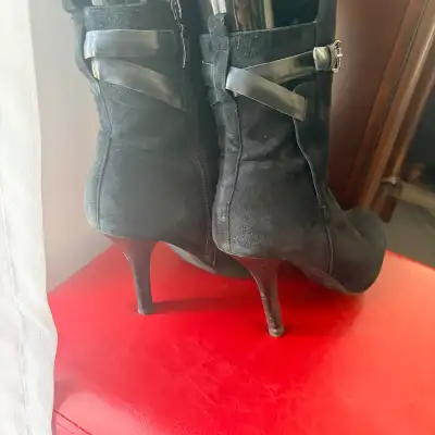 GUESS Black Suede Boots, View more