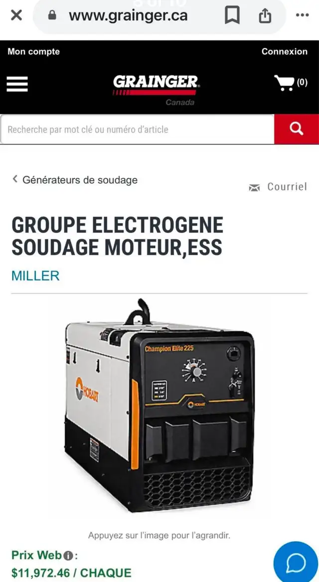 Welder/Generator (Hobart 10,000W)528934370092011525