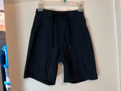 LULULEMON BLACK DRAWSTRING SHORTS, View more