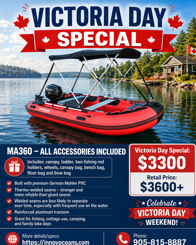 Victoria Day Boat Sale – Inflatable &rigid-hull boat from $990, View more