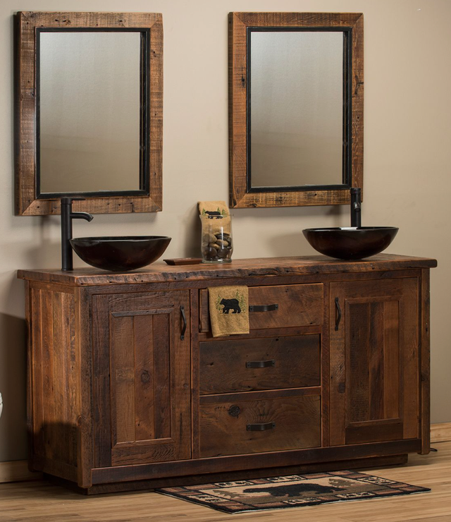 Solid Wood - Bathroom Vanities & Fixtures - Alberta Made in Cabinets & Countertops in Calgary - Image 3