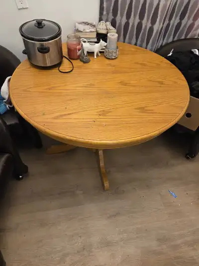 kitchen table and coffee table moving sale, View more