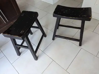 Solid heavy wood 20in h