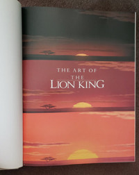 DISNEY "THE ART OF THE LION KING" by CHRISTOPHER FINCH 1994