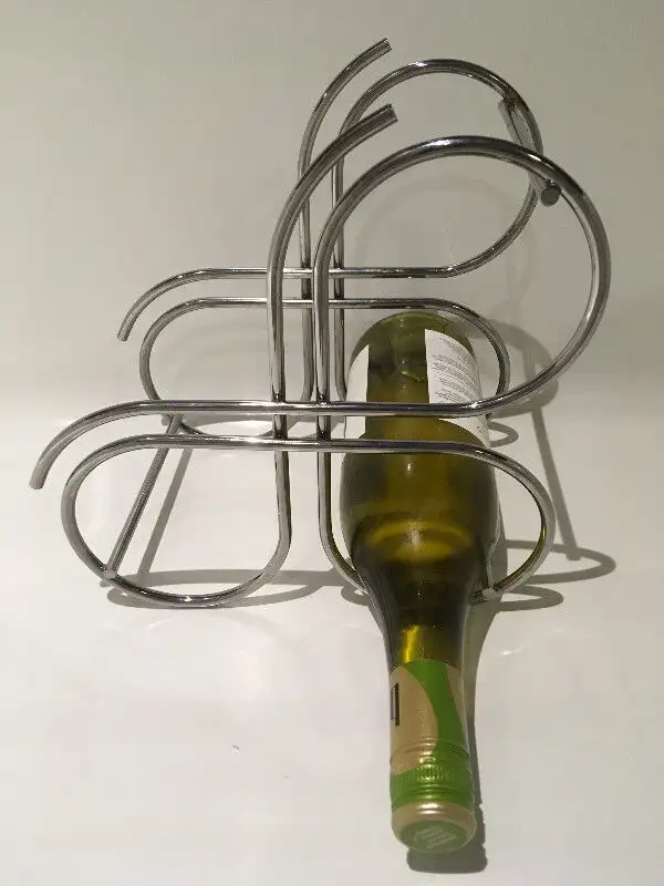 RACK À BOUTEILLES DE VIN CELLIER MÉTAL VINTAGE MID CENTURY in Arts & Collectibles in City of Montréal - Image 9