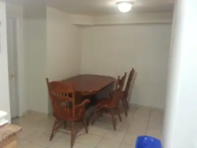 Furnished room available from Sept for rent for single occupancy. This room is in basement and has p...