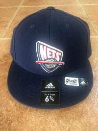 New Adidas New Jersey Nets Youth Fitted Hat