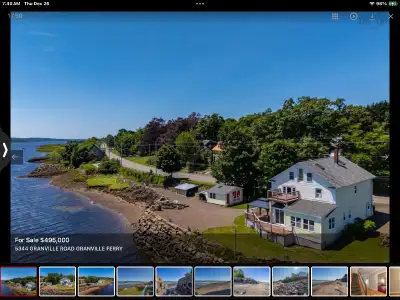 waterfront home in Granville Ferry within 20 min walk to Annapolis Royal N S. Private Beach is acces...