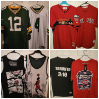 Nba mlb NFL wwe sports jerseys and clothes