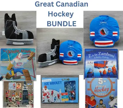 Hockey BUNDLE - Quality Plush / Books / Interactive Educational, View more