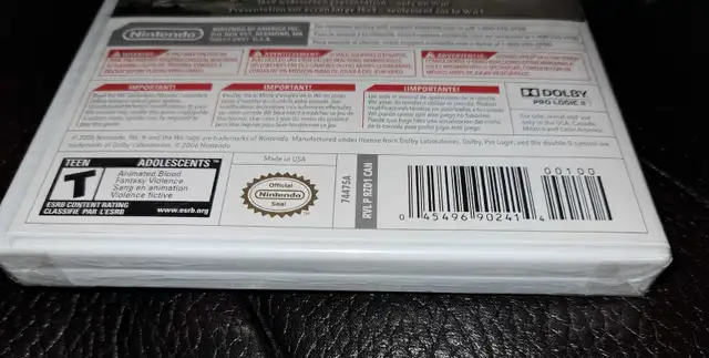 SEALED Legend of Zelda Twilight Princess Wii62864744136706123