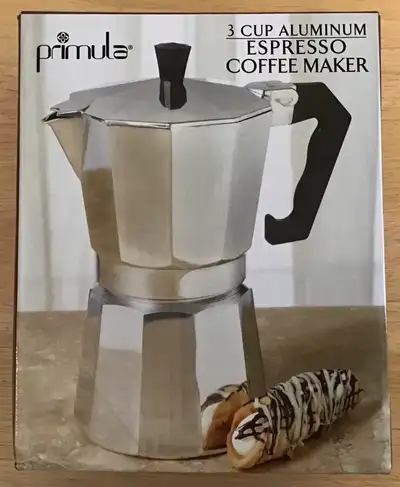 PRIMULA - 3 cup - aluminum - stovetop - never used - new