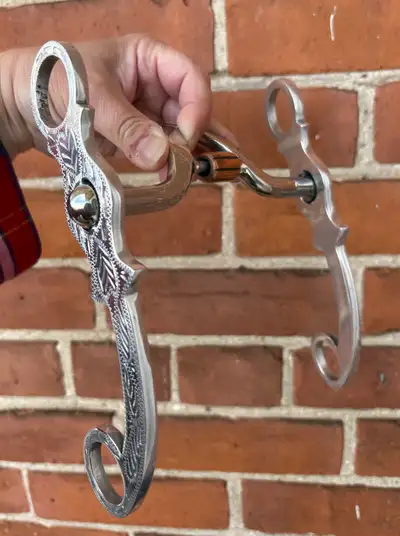 engraved western leverage bit , View more
