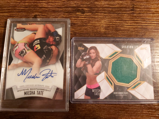 UFC Miesha Tate Topps Cards dans Art et objets de collection  à Peterborough