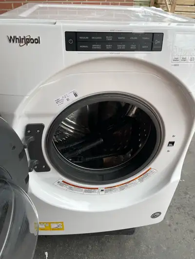 Whirlpool front load washer 27”, View more