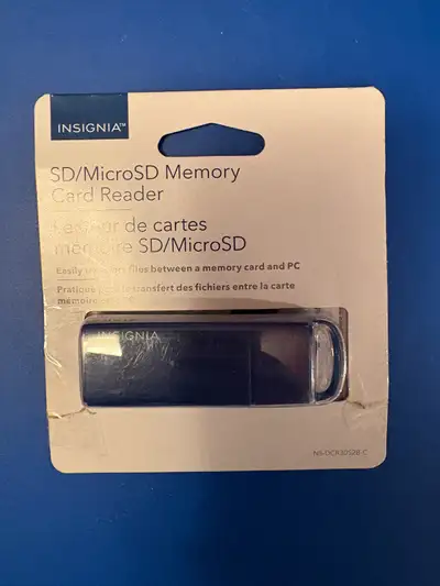 Insignia USB 3.0 2-in-1 Memory Card Reader, View more