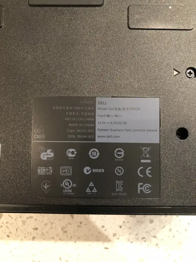 Dell PR03X E-Port II Replicator / Docking Station in Laptop Accessories in Oakville / Halton Region - Image 10
