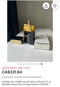 Chanel No 5 perfume 