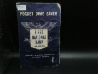 Pocket Dime Saver first National Bank of Akron coin!!!!