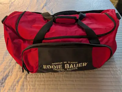 Eddie Bauer Extra Large Red bag, 29" Length, never used. $12 Large Green bag, 24" Length, good condi...