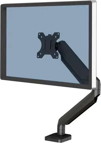 Fellowes Platinum Series Adjustable Single Monitor Arm 8043301, View more