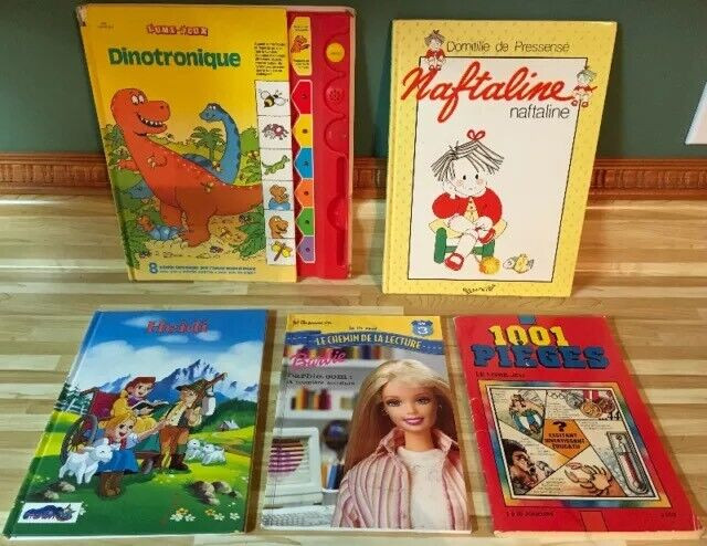 Lot de 5 livres (Barbie, Heidi…) dans Livres jeunesse et ados  à Trois-Rivières