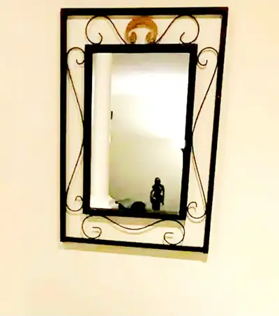 Black Rectangle Mirror, View more