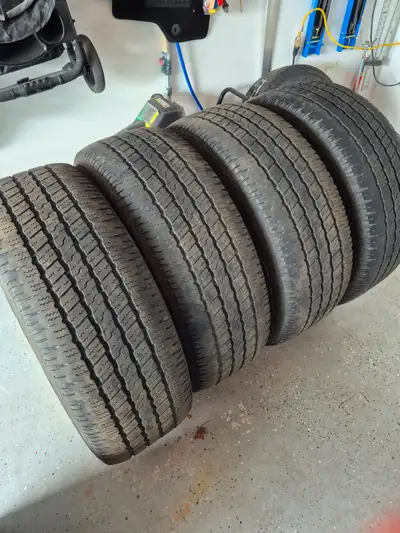 P275/60R20 Wranglers M&S 2020 Date Code. x 4 tires. Depth centre core 5/32nd to 7/32nd, shoulders wo...