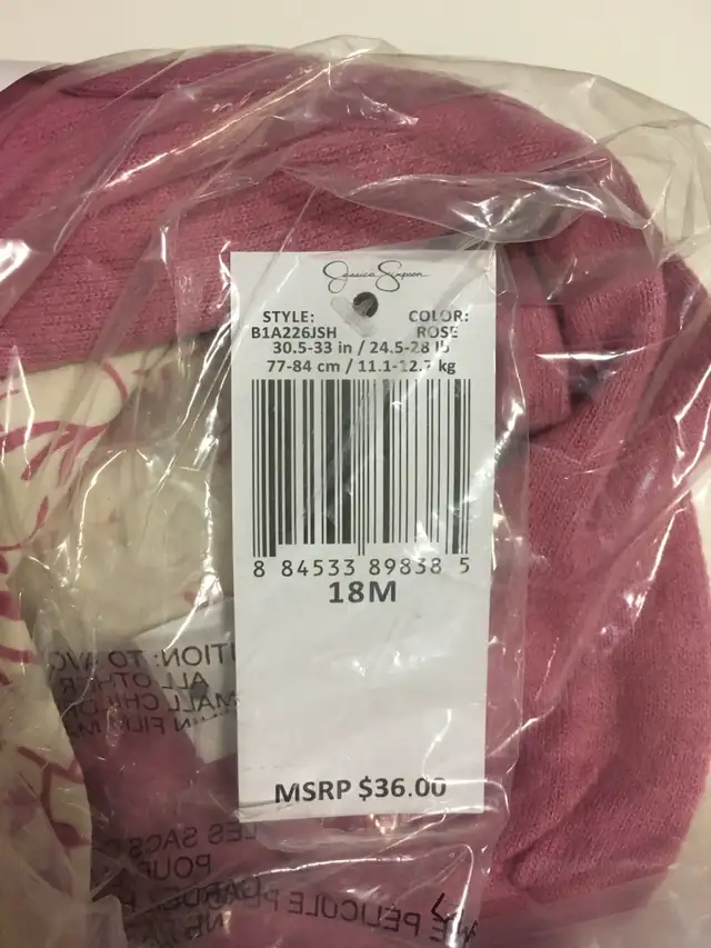 JESSICA SIMPSON BABY - NWT - 18M - 2PC BABY GIRLS OUTFIT LOT  in Clothing - 12-18 Months in Kingston - Image 5