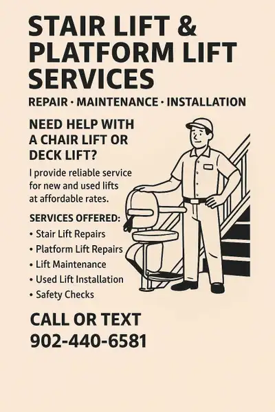 acessability technician- stairlifts - deck lifts, View more