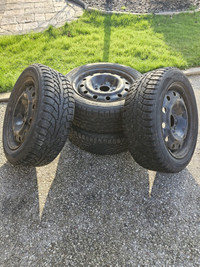 Hankook winter tires on steel rims