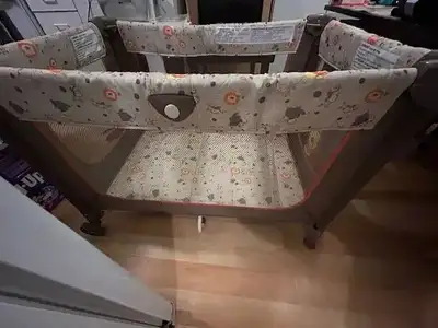 playpen with carry bag - $55, View more