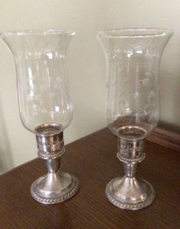 Gorham Sterling Silver Candle Holders