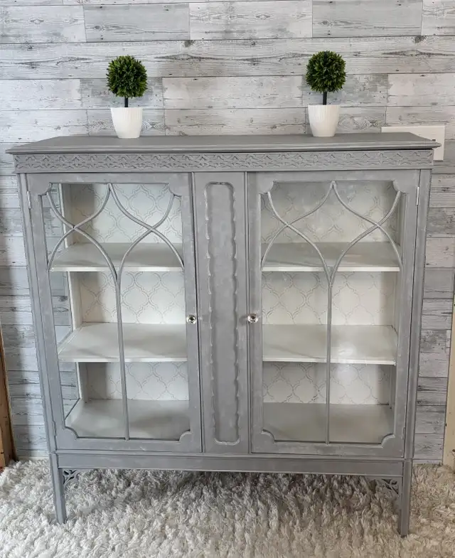 Refinished China Cabinet in Hutches & Display Cabinets in Kingston - Image 11