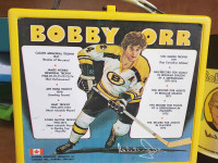 1970's RARE Aladdin BOBBY ORR LUNCHBOX THERMOS CANADIAN ISSUE