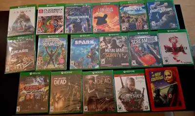 Many are still factory sealed. Anthem - $5 Atari Flashback Vol 1 - $15 Crackdown 3 (SEALED) - $15 Di...