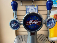 Labatt Blue / Molson Blue Light Draft Beer Double Tap Dispenser