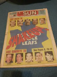 Jan 3 1992 Toronto Sun Calgary Flames-Toronto Maple Leafs trade